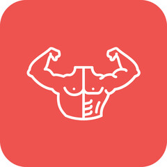 Fat vs Lean Muscle Icon