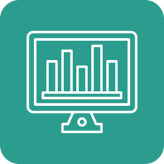 Online Bar Chart Icon