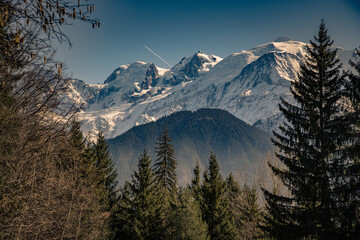 Mont blanc enneigé