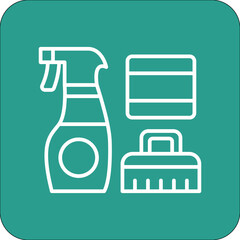Fototapeta premium Cleaning Icon