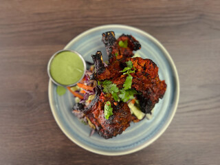 Restaurant standard indian food dishes 
