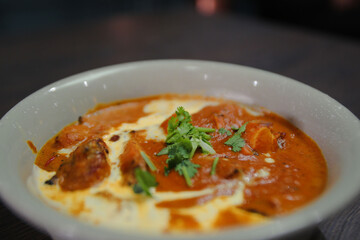 Restaurant standard indian food dishes 