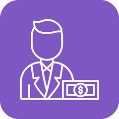 Obraz premium Cashier Icon