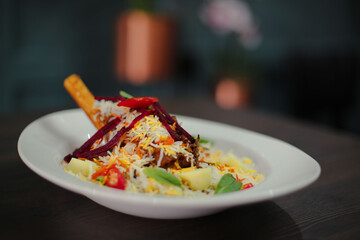 Restaurant standard indian food dishes 