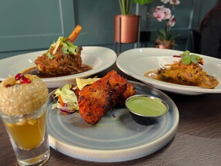 Restaurant standard indian food dishes 