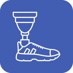 Prosthetic Leg Icon