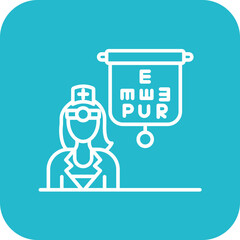 Optometrist Female Icon