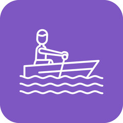 Canoeing Icon