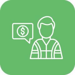 Financial Advisor Male Icon