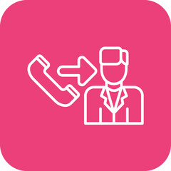 Obraz premium Contacting Candidates Icon