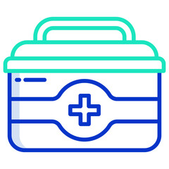Obraz premium first aid kit icon