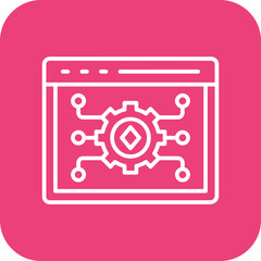 Digital Asset Management Icon