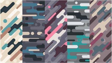 Texture military camouflage seamless pattern. abstract army and hunting masking camo endless ornament background