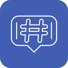 Obraz premium Hashtags Icon