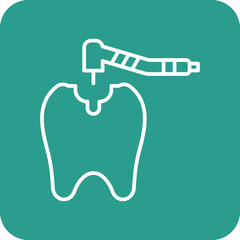Tooth Drilling Icon