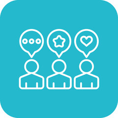 Social Media Audience Icon