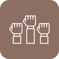 Obraz premium Protest Icon