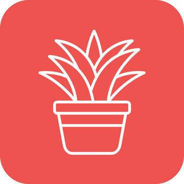 recommend clip art: Spider Plant Icon