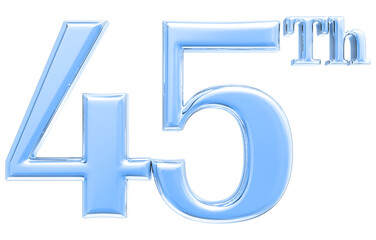 Obraz premium Happy Anniversary Number 3D Render