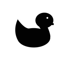 duck isolated on white