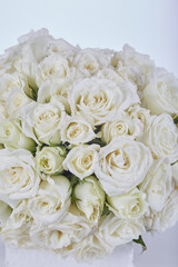 A bouquet of flowers With Green and Yellow and Red...