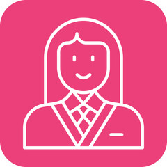 College Student Female Icon