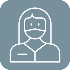 Surgeon Female Icon
