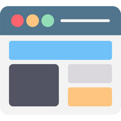 Fototapeta premium Layout Icon