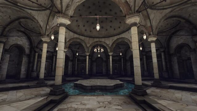 Turkish Bath Hammam 3D Video Animation