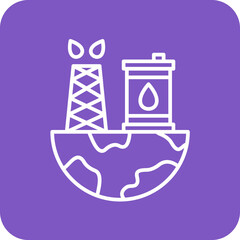 Oil Exploration Icon