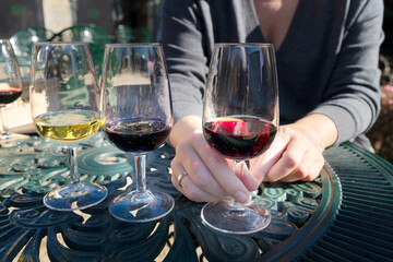 port wine testing