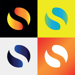 Naklejka premium Letter logo, abstract logo, monogram logo, simple logo, modern logo and minimal logo design. This logo can be used for company, website and printing media. All logo with concepts.