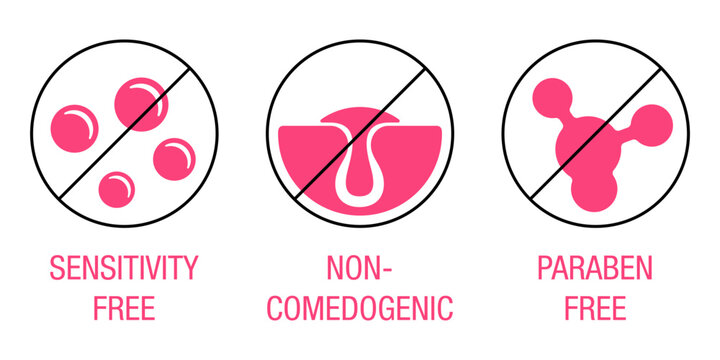 Sensitivity free, Non-comedogenic, Paraben-free