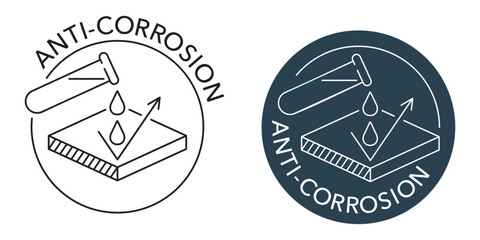 Anti-corrosion coating icon - Rust-proof layer