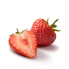 strawberry isolated on white background