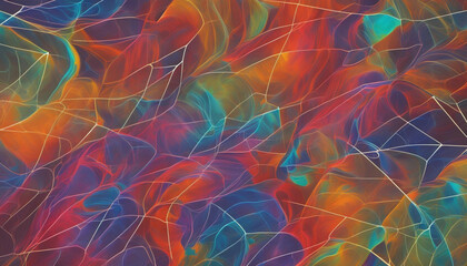 Abstract Colors Generative AI