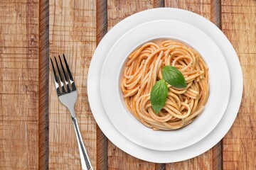 Tasty Italian Spaghetti noodles dish