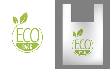 Logo for packs made from biodegradable polymers