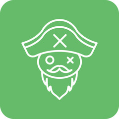 Pirate Beard Icon