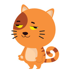 Cute Cat adorable orange cartoon