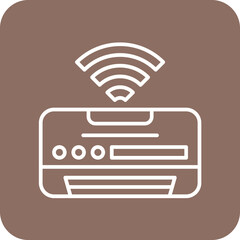 Smart Air Conditioner Icon