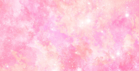 light soft pink abstract background with watercolor and grunge texture design, colorful textured paper with stars