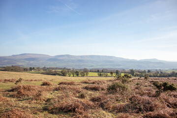 Brecon Beacons of Wales.