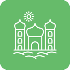 Fototapeta premium Desert Palace Icon
