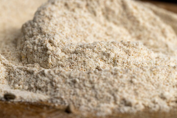 Wheat flour with bran for cooking bread