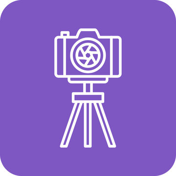 recommend clip art: Tripod Camera Icon