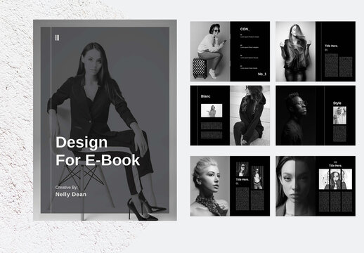 E Book Magazine Template