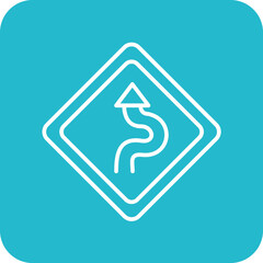Windy Road Icon