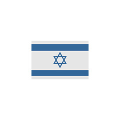 Israel flags icon set, Israel independence day icon set vector sign symbol