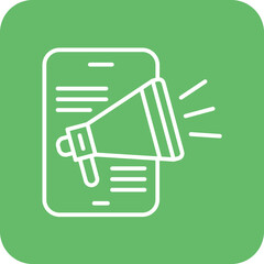 Mobile Marketing Icon